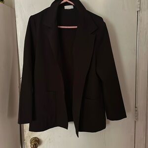 Simple black blazer from Blair
